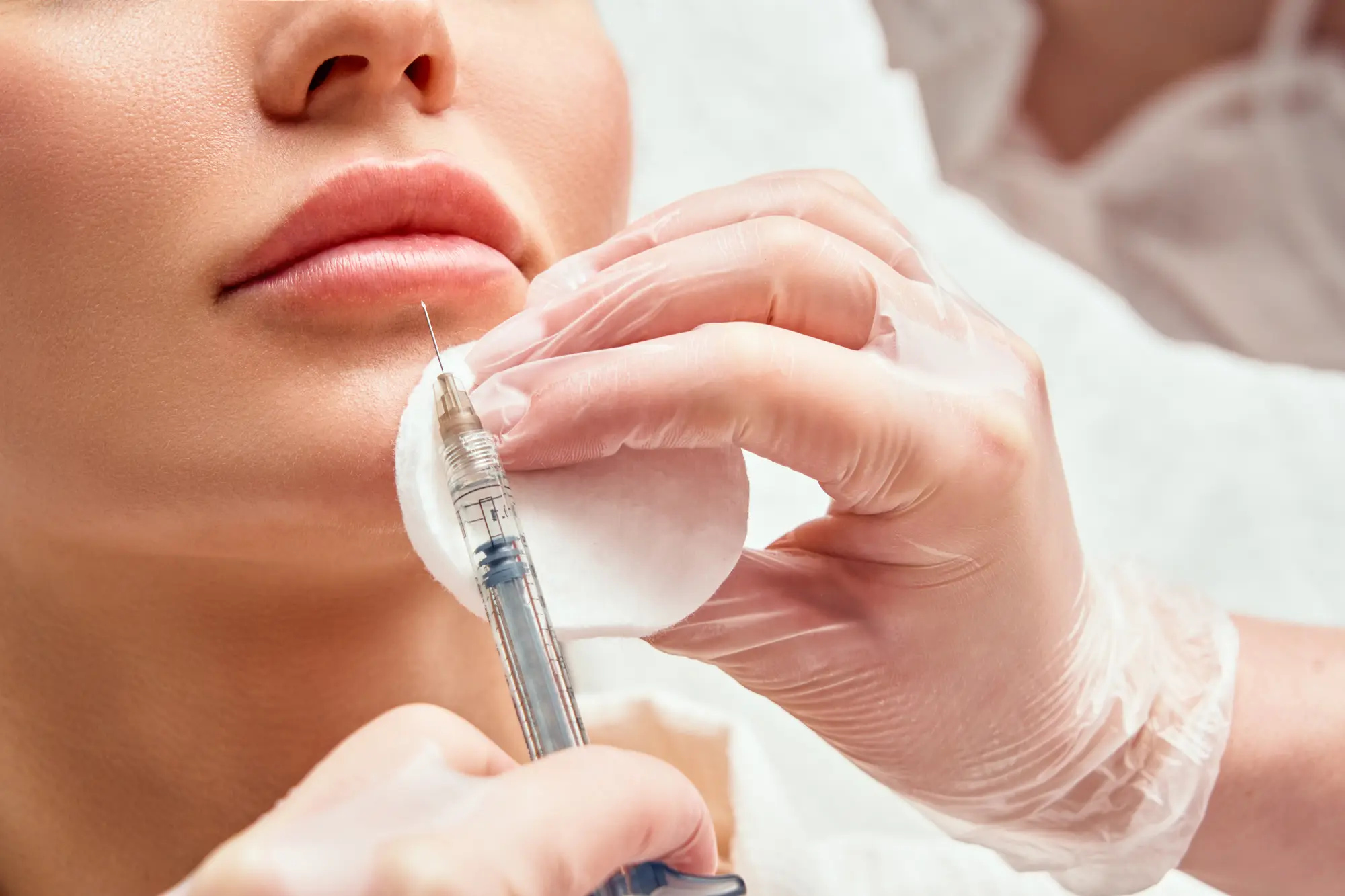 Lippen Behandlung